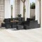 vidaXL Set de canapele pentru grădină 13 pcs Negru 90 x 55 x 71 cm 3364794
