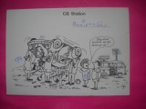 HOPCT 15116 AMEISENBAR -GERMANIA--CARTE POSTALA RADIO AMATOR / RADIOAMATORI CARICATURA -CIRCULATA