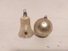 Lot 2 globuri vechi de sticla West Germany, sidefii