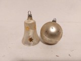 Lot 2 globuri vechi de sticla West Germany, sidefii