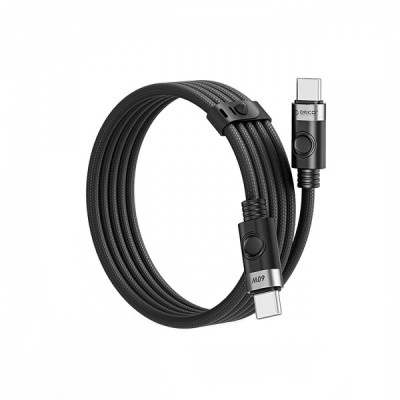 Cablu Date si Incarcare USB-C - USB-C Orico CDX, 60W, 1m, Negru foto
