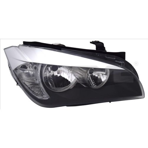 Far BMW X1 (E84) 04.2014-, partea dreapta, cu ajustare electrica, motoras, lumini de zi, H15+H7, Aftermarket, 63117357434