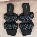 PAPUCI DAMA KONSTANTIN STARKE DIN PIELE NEAGRA, MARIMEA 41