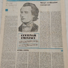 ASTRA - revistă de cultură (iunie 1989) Nr. 6 - Centenar Mihai Eminescu