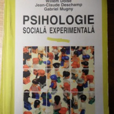 PSIHOLOGIE SOCIALA EXPERIMENTALA-WILLEM DOISE, JEAN-CLAUDE DESCHAMP, GABRIEL MUGNY