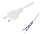 Cablu Alimentare Alb 1,5m 2,5A 250V, Logilink