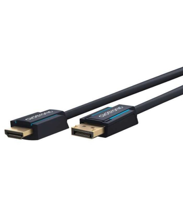 Cablu Displayport tata - HDMI tata 7.5m Clicktronic OFC 10.2Gbit/s