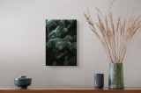 Tablou Canvas Iarnă Cristal Ramuri Conifere Frig Natură &Icirc;ngheț, 26 x 39 cm, CMCLASS
