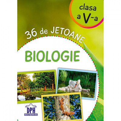 36 de jetoane - Biologie - clasa a V-a foto
