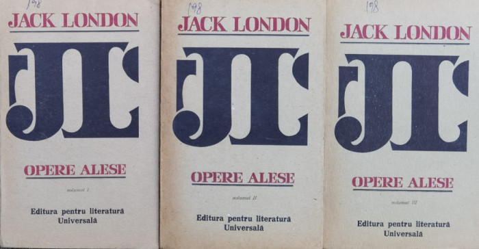 Opere Alese Vol.1-3 (stare Perfecta) - Jack London ,560580