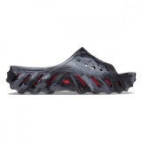 Papuci Crocs Echo Marbled Slide Negru - Black/Flame, 36 - 39, 43