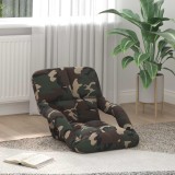 vidaXL Fotoliu reglabil Verde Army 58 x 62 x 58 cm Țesătură 42028132