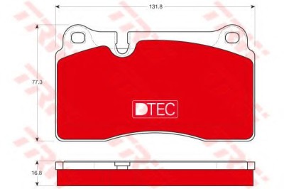 Set placute frana,frana disc VW TOUAREG (7P5) (2010 - 2016) TRW GDB1670DTE foto