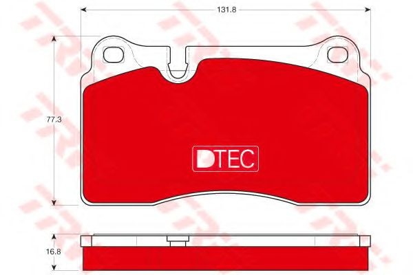 Set placute frana,frana disc VW TOUAREG (7P5) (2010 - 2016) TRW GDB1670DTE