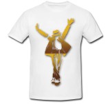 Tricou &quot; Michael Jackson gold &quot;