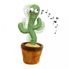 Jucarie Cactus Vorbitor si Dansator, pentru copii cu 50 melodii, Acumulator si