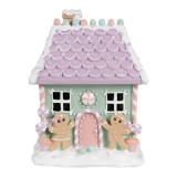 Cumpara ieftin Casuta Turta Dulce polirasina multicolora 17x14x21 cm
