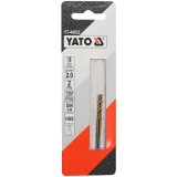 Yato YT-44632 - Set burghie metal HSS-TIN 2 mm tija cilindrica 2 bucati