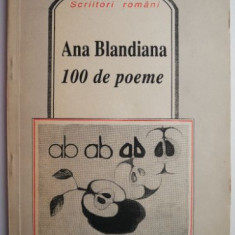 100 de poeme – Ana Blandiana