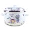 Cratita Emailata cu Capac 20cm 2.9l 0.8mm Grunberg GR2000A Lavanda