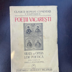 Poetii Vacaresti - Vieata si opera lor poetica (1940)