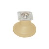 Picior mobila cu placa, reglabil, conic, crem, 65 mm, 4 buc / set