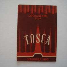 Program Opera de Stat din Cluj, Tosca, 1960
