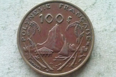 MONEDA 100 FRANCI 1999-POLINEZIA FRANCEZA foto