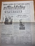 ziarul actualitatea sportiva 6 aprilie 1990 - interviu ioan chirila
