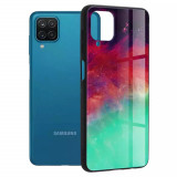 Cumpara ieftin Husa Samsung Galaxy A12 Antisoc Personalizata Oceanul de Foc Glaze, Techsuit