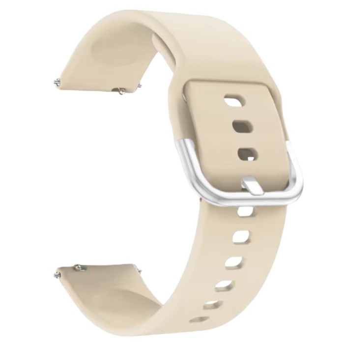 Curea silicon, compatibila Huawei Watch GT 4 41mm, telescoape Quick Release, Latte Twist