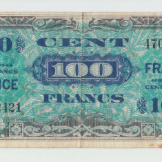 FRANTA - 100 FRANCS FRANCI 1944 , B1.25