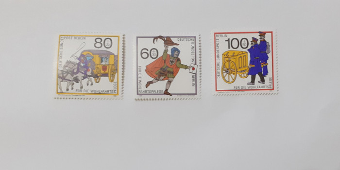 Timbre Germania Berlin 1989 - Serie Completa MNH (VEZI DESCRIEREA)