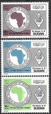 B1920 - Sudan 1989 - Africa 3v. neuzat,perfecta stare foto