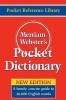 Merriam-Webster's Pocket Dictionary - Engleza, 40.000 termeni, editie flexibila - dictionar de buzunar
