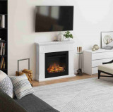 Larsen Pure White semineu electric alb pentru decor living