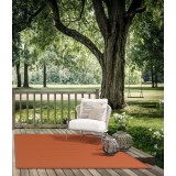 Covor Premium Belgian Model Essenza 48637-120, Marime 120 x 170 cm, Portocaliu, Inaltime Fir 7 mm, Antialergic, Polipropilena, Living, Dormitor, Sufra