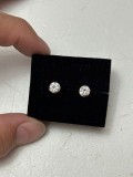 CERCEI AUR alb 18K + 2 Diamante X 0.50CT - De Firma : DAMAS - Model STUD !