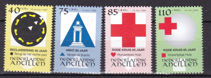 Antile 1997 crucea rosie MI 884-887 MNH