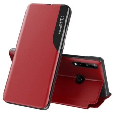 Husa Tip Carte Huawei P40 Lite E Rosu TCHEFD foto