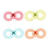 Set 4 jucarii de mestecat pentru caini, multicolor