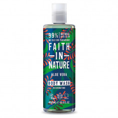 Gel de Dus Natural Reparator cu Aloe Vera 400 mililitri Faith In Nature