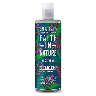 Gel de Dus Natural Reparator cu Aloe Vera 400 mililitri Faith In Nature foto