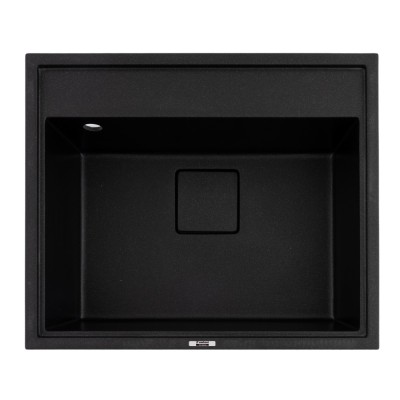 Chiuveta de bucatarie Elefant Premium SHERLIT, Negru metalic 600x500 mm Innovative ReliableTools foto