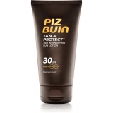Piz Buin Tan &amp; Protect Lotiune cu protectie solara pentru accelerarea bronzului SPF 30 150 ml