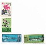 URSS - Marci diverse (4 buc.), 1962 - neobliterate