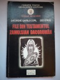 File din testamentul zamolsian dacoroman - Gheorghe Gavrila Copil, Geo Stroe
