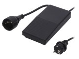 Comutator de Picior Negru DPST-NO 6A/250VAC