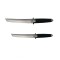 Set doua cutite de vanatoare, IdeallStore&reg;, otel inoxidabil, argintiu, 32.5 cm, toc inclus