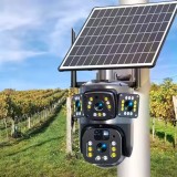 Camera de Supraveghere 4G, TSS-YT01,cu Panou Solar, Doua Lentile,Full HD